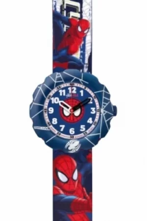 Image of Childrens Flik Flak Spider-Cycle Watch FLSP001