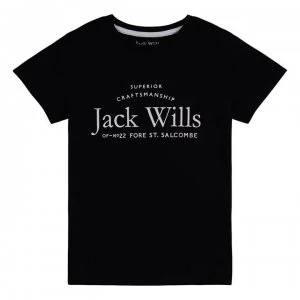 Image of Jack Wills Forstal T-Shirt - Black