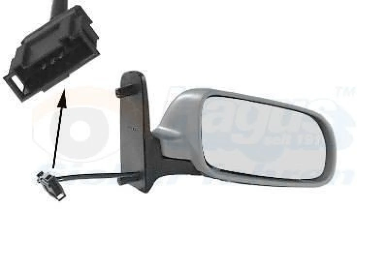 Image of VAN WEZEL Wing mirror VAN WEZEL 5879818