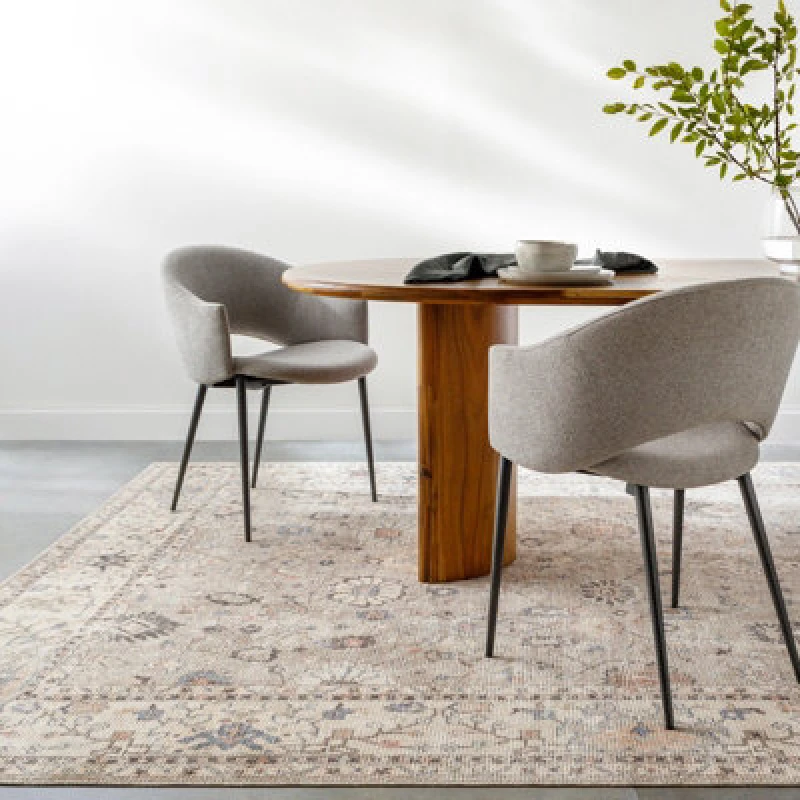 Image of Becki Owens X Livabliss Vintage Oriental Boho Camel Davina Area Rug 120 X 170 Cm - Easy Care, Ideal For Living Room & Bedroom
