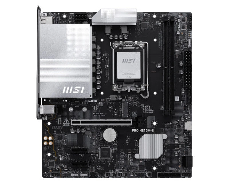 Image of MSI Pro H810M-B (LGA 1851) DDR5 Micro-ATX Motherboard