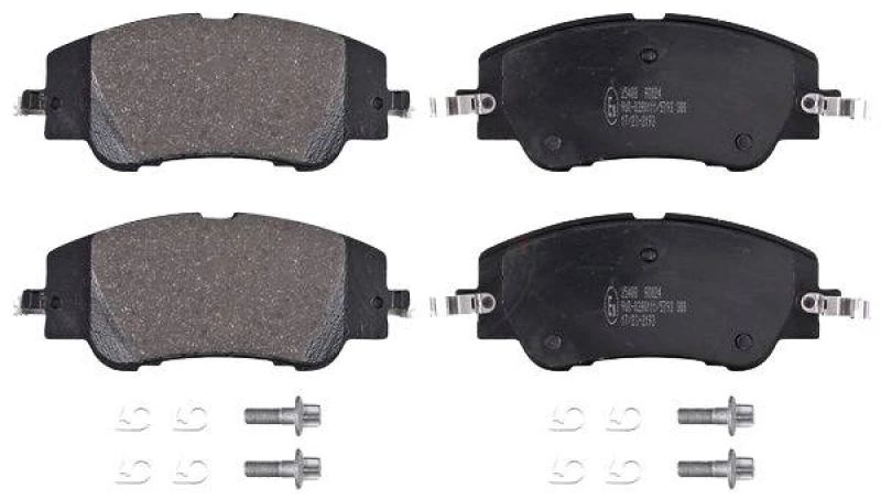 Image of A.B.S. 35408 Brake pad set not prepared for wear warning indicator Brake Pad Set,disc brake (402)