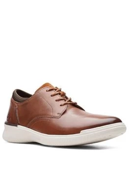 Image of Clarks Donaway Plain Shoes - Dark Tan, Dark Tan, Size 10, Men