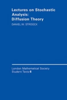 Image of Lectures on Stochastic Analysis by Daniel W. Stroock Paperback