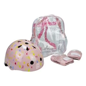 image of Funbee - Girls XS Outdoor Activities Protection Set with Bag (Pink)