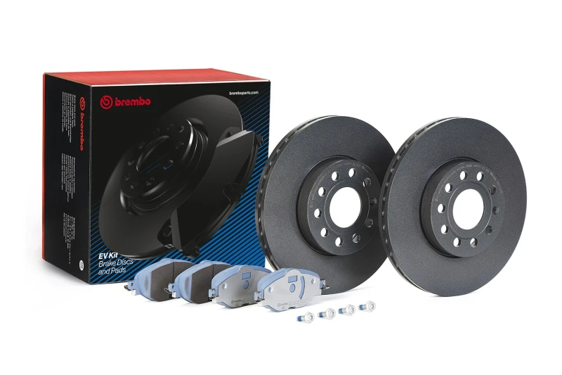 Image of BREMBO Brake discs and pads set BREMBO KT 08 024