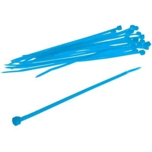 image of Bitspower cable tie set 20 pieces 120mm UV blue