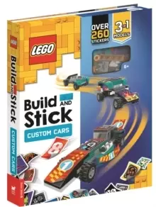 Image of LEGO (R) Build and Stick: Custom Cars (Includes LEGO (R) bricks, book and over 260 stickers)