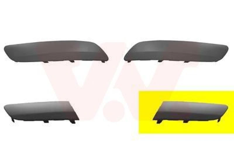 Image of VAN WEZEL Bumper cover VAN WEZEL 5886583