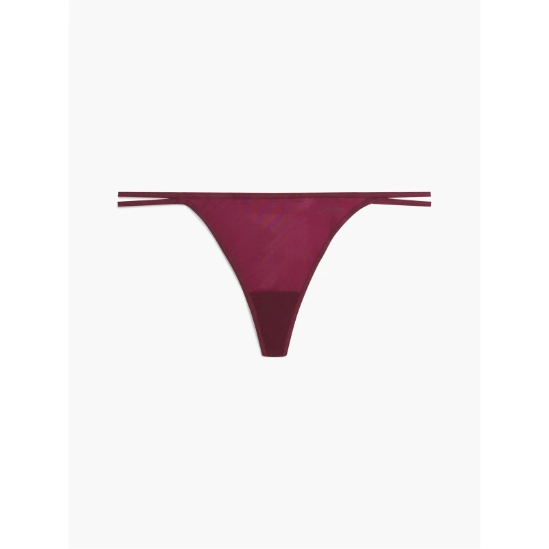 Image of Calvin Klein Sheer Marquisette Thong - Purple Purple 8