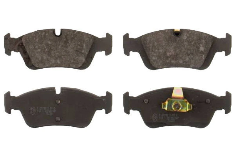 Image of SWAG 20 91 6343 Brake pad set Front Axle, excl. wear warning contact, with piston clip Brake Pad Set,disc brake (402)