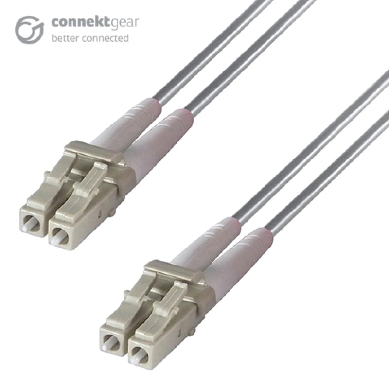 Image of connektgear 50m Duplex Fibre Optic Multi-Mode Cable OM1 62.5/125 Micro