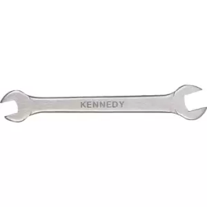 Image of BA Open Ended Spanner, Double End, Chrome Vanadium Steel, 1BA X 3BA