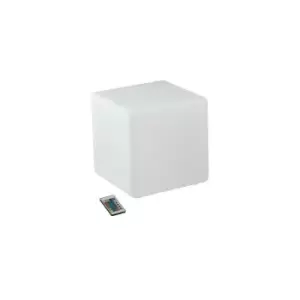 Image of Fan Europe SOLAR GECO Outdoor LED Portable Lamp White, IP65 RGBW 30x30x30cm