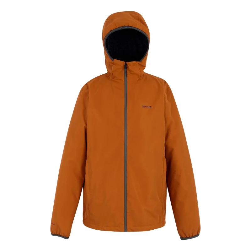 Image of Regatta Men Caspen Waterproof Insulated Jacket in Orange Size: Medium Orange M Male 5063516130246