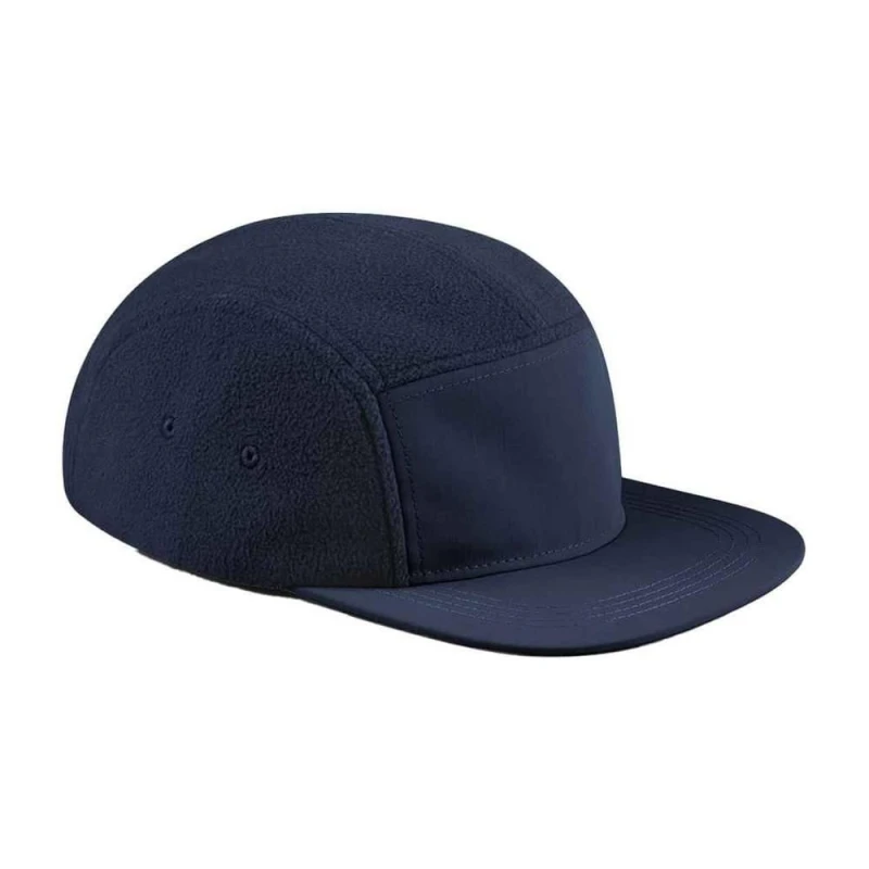 Image of Beechfield Beechfield Men Fleece Outdoor Camper Cap in Navy Navy One Size Male 5063693934248