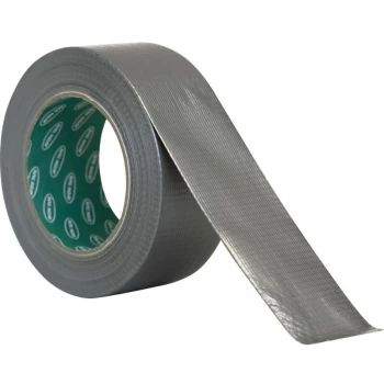 image of Silver Polyethylene Heavy Duty Cloth Tape - 50MM X 50M - Avon