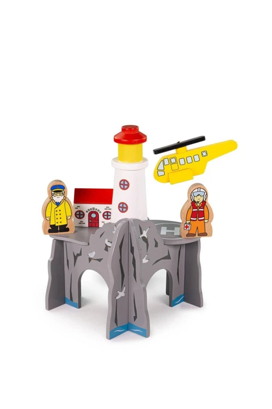 Image of Bigjigs Rail Lighthouse 4-way Tunnel Grey unisex