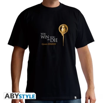 Image of Game Of Thrones - Hand Of The King Mens Large T-Shirt - Black