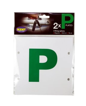 Image of P Plates - Multi-Fix - Pair- KENT- L4000