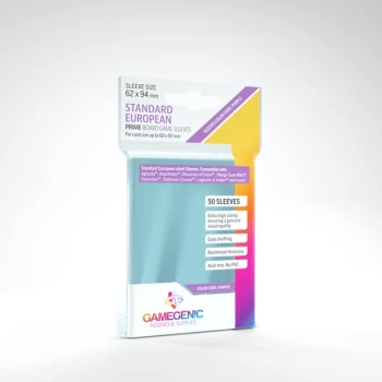 Image of Gamegenic Prime Standard European Sized 62 x 94mm - 50 Sleeves