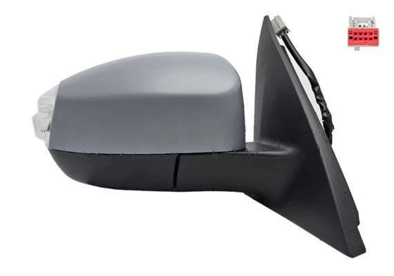 Image of ALKAR 9250375 Wing mirror Right, Electric, with Peripheral Lighting, primed Outside Mirror (50)