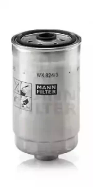 image of Fuel Filter WK824/3 by MANN