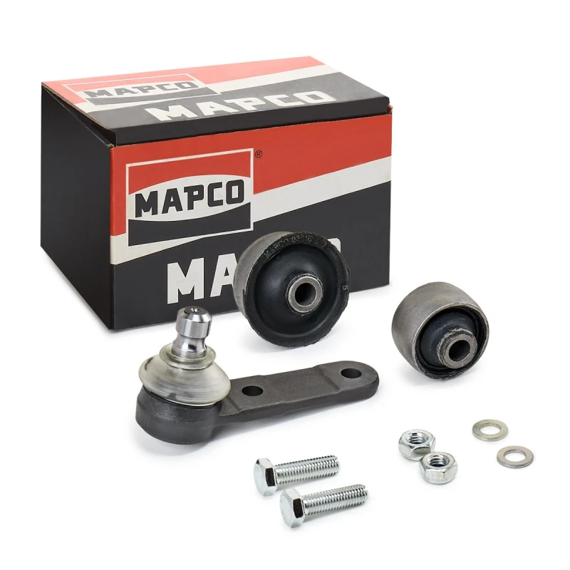 Image of MAPCO 19254 Control arm repair kit with fastening material, Front Axle, for control arm Suspension Kit (772)