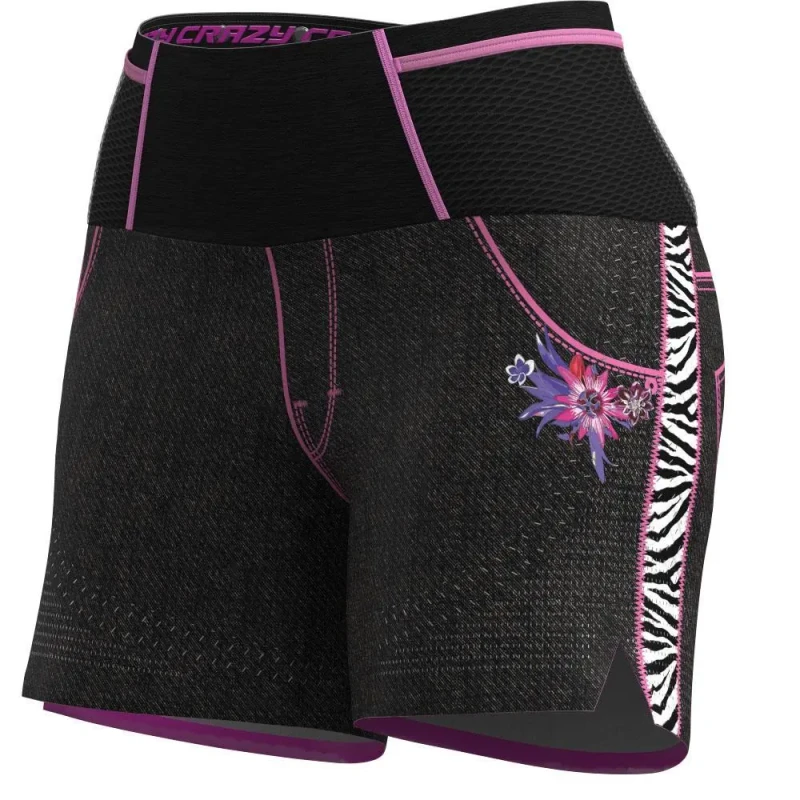 Image of Womens shorts Crazy Lightning Noir Female M