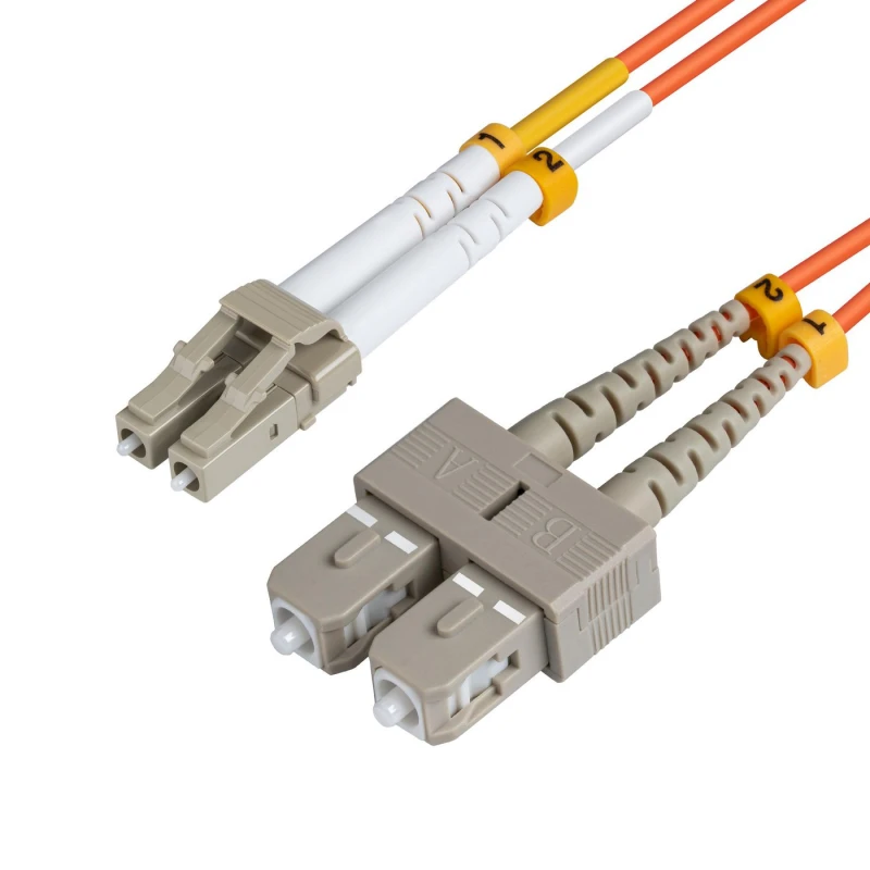 Image of Microconnect FIB422001-2 InfiniBand/fibre optic cable 1m LC SC Orange