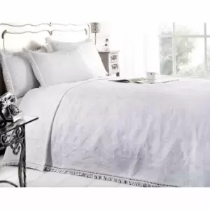 image of Emma Barclay Bedspread Mafalda Single Bed White