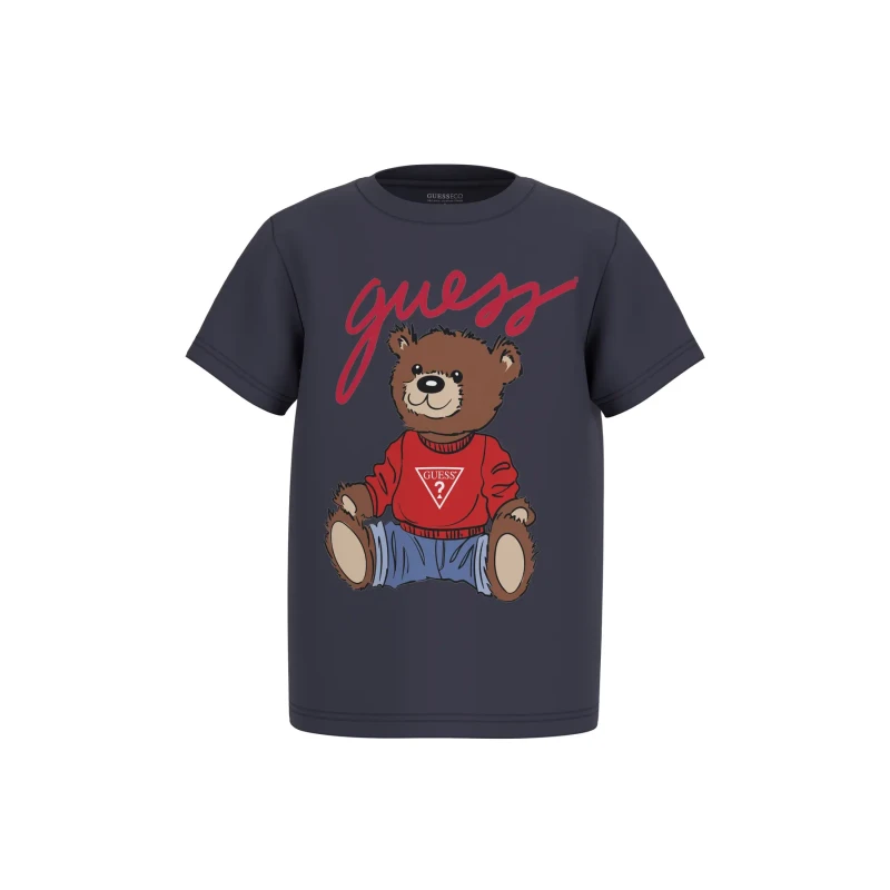 Image of Guess Baby's T-Shirt Guess Bleu Female 6/9 mois H4BT01-I3Z14-G7V2