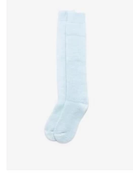 Image of Barbour Merino Wellington Knee Sock - Blue Size M, Women