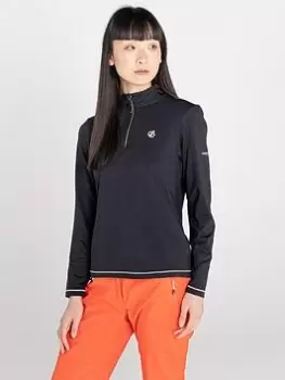 Image of Dare 2b Lowline II Overhead Core Stretch Long Sleeve Top - Black, Size 10, Women