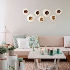 Image of Aurora 3 Multicolor Decorative Metal Wall Accessory