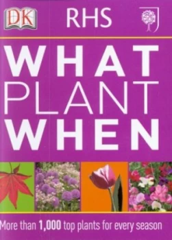 Image of Rhs What Plant When by Martin Page and Andrea Loom and Simon Maughan and Martin Page and Royal Horticultural Society Paperback