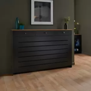 Image of Diego Large Radiator Cover Black