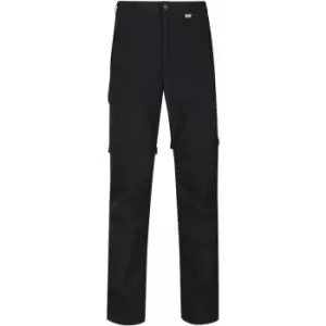 Image of Regatta Mens Leesville II Zip Off Trousers (33R) (Ash) - Ash