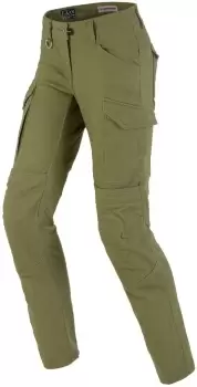 Image of Spidi Pathfinder Cargo Ladies Motorcycle Textile Pants, green, Size 27 for Women, green, Size 27 for Women