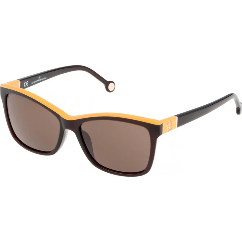 Image of Carolina Herrera Carolina Herrera SHE598550958 Sunglasses in Brown Brown One Size Unisex 883663709066
