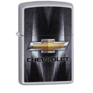 image of Zippo Chevrolet Satin Chrome Finish