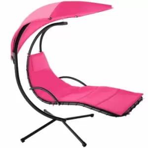 Image of Tectake Maja Hanging Lounger Pink