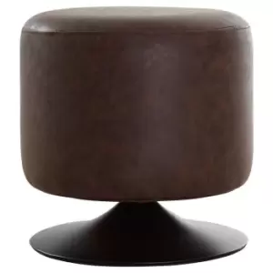 Image of Olivia's Soft Industrial Collection - Denver Cylinder Stool in Mocha