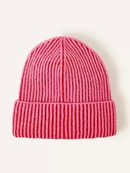 image of Accessorize Paris Knit Beanie, Pink, Women