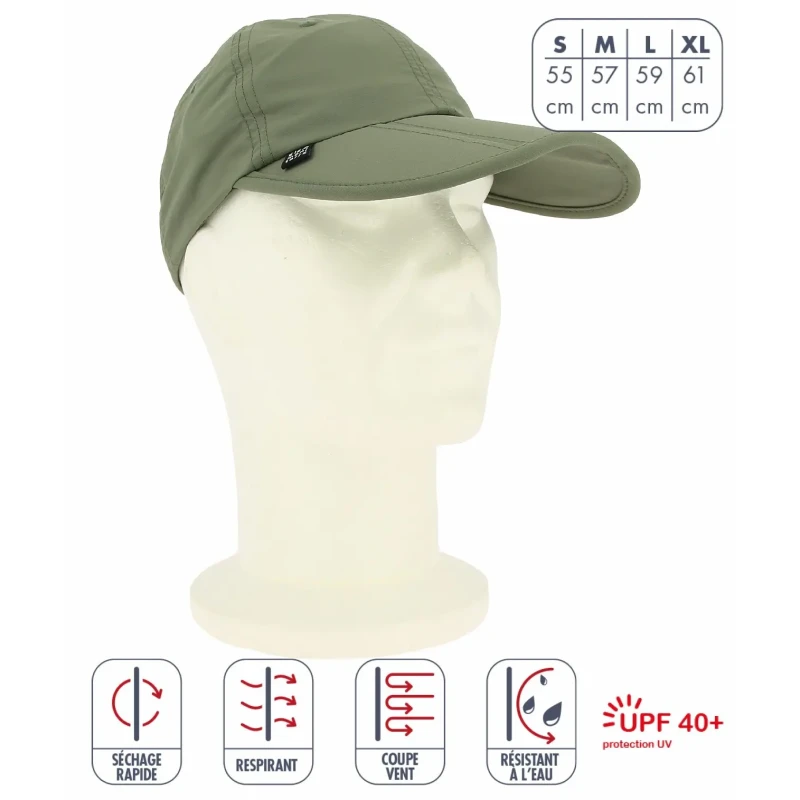 Image of Rain cap Elementerre Ibis Vert Unisex L (59 cm)
