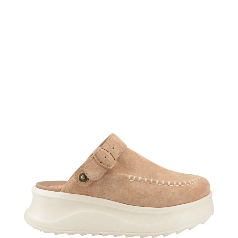Image of HEYDUDE Womens Delray Clog in Tan Size: 8 Tan Female 8