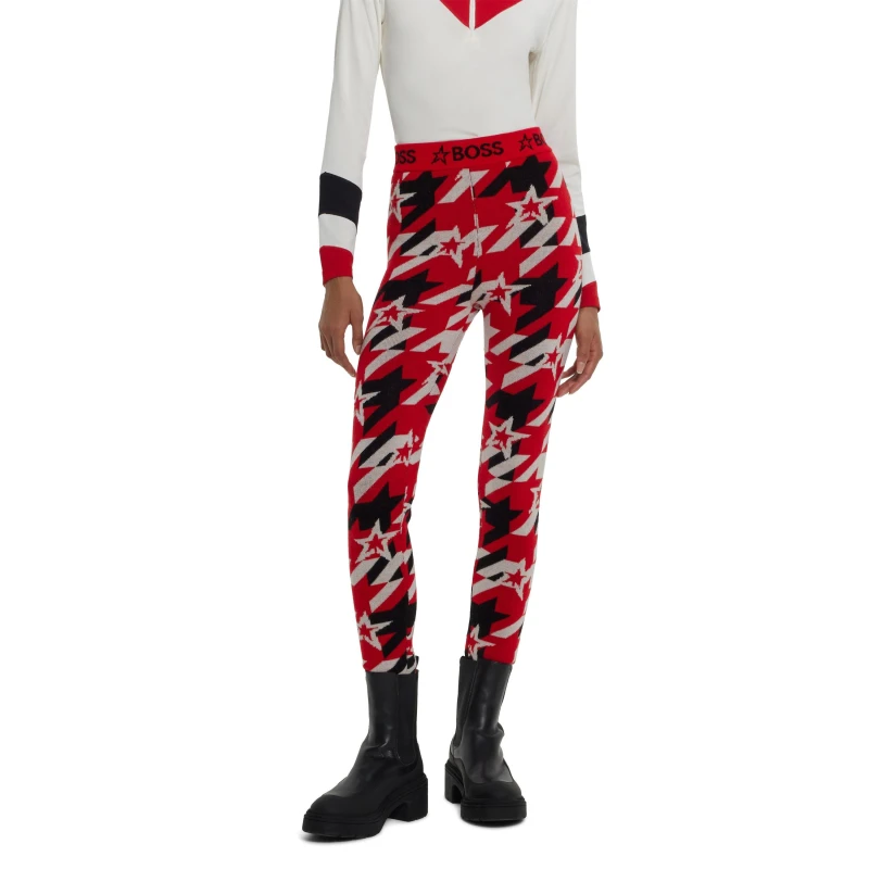 Image of Boss Womens Baselayer Leggings Red female 16 (XXL)