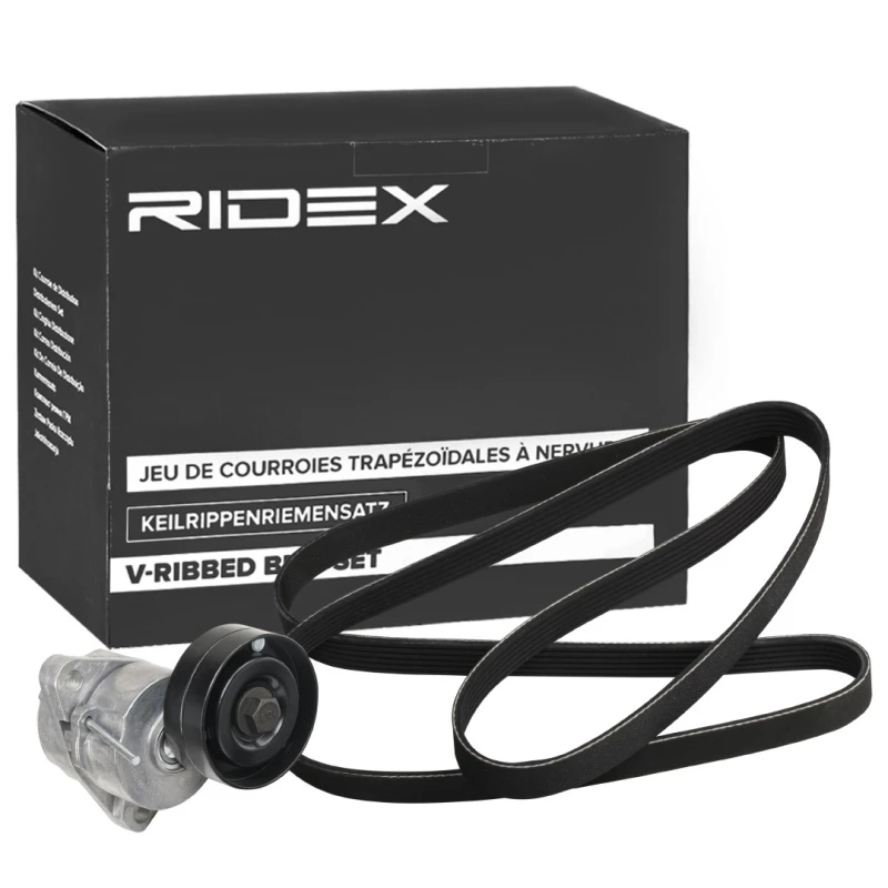 Image of RIDEX 542R0770 V-ribbed belt set V-Ribbed Belt Set (542)