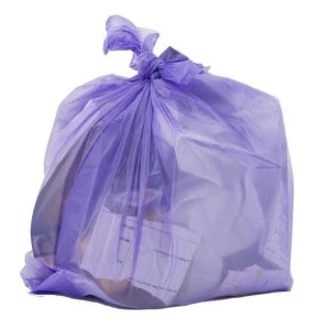 image of Robinson Young Le Cube Pedal Bin Liners 1060 x 450mm Lilac Pack of 300