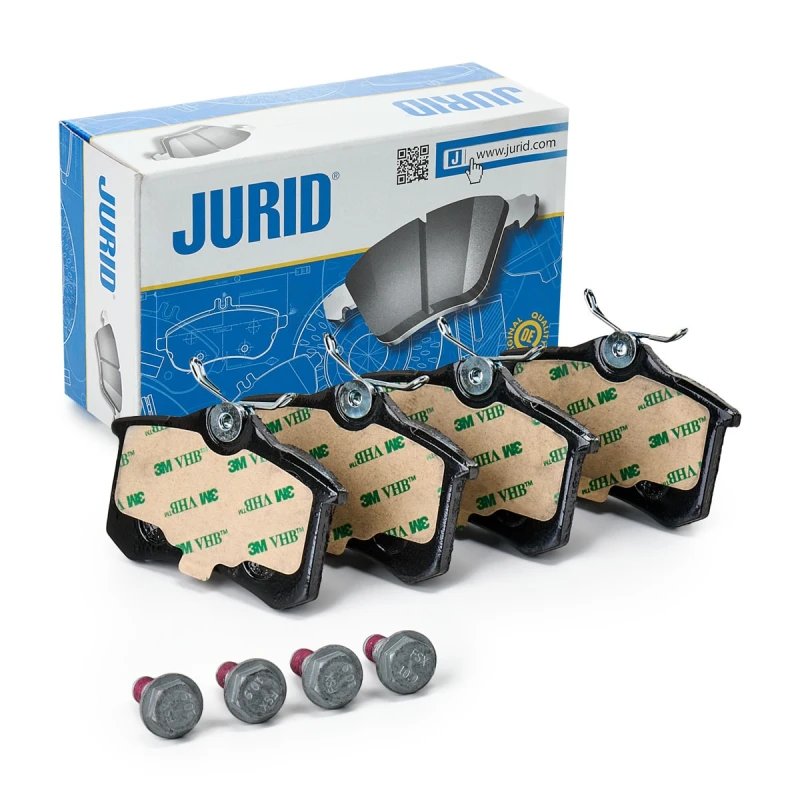 Image of JURID 573005J Brake pad set not prepared for wear warning indicator, with accessories Brake Pad Set,disc brake (402)